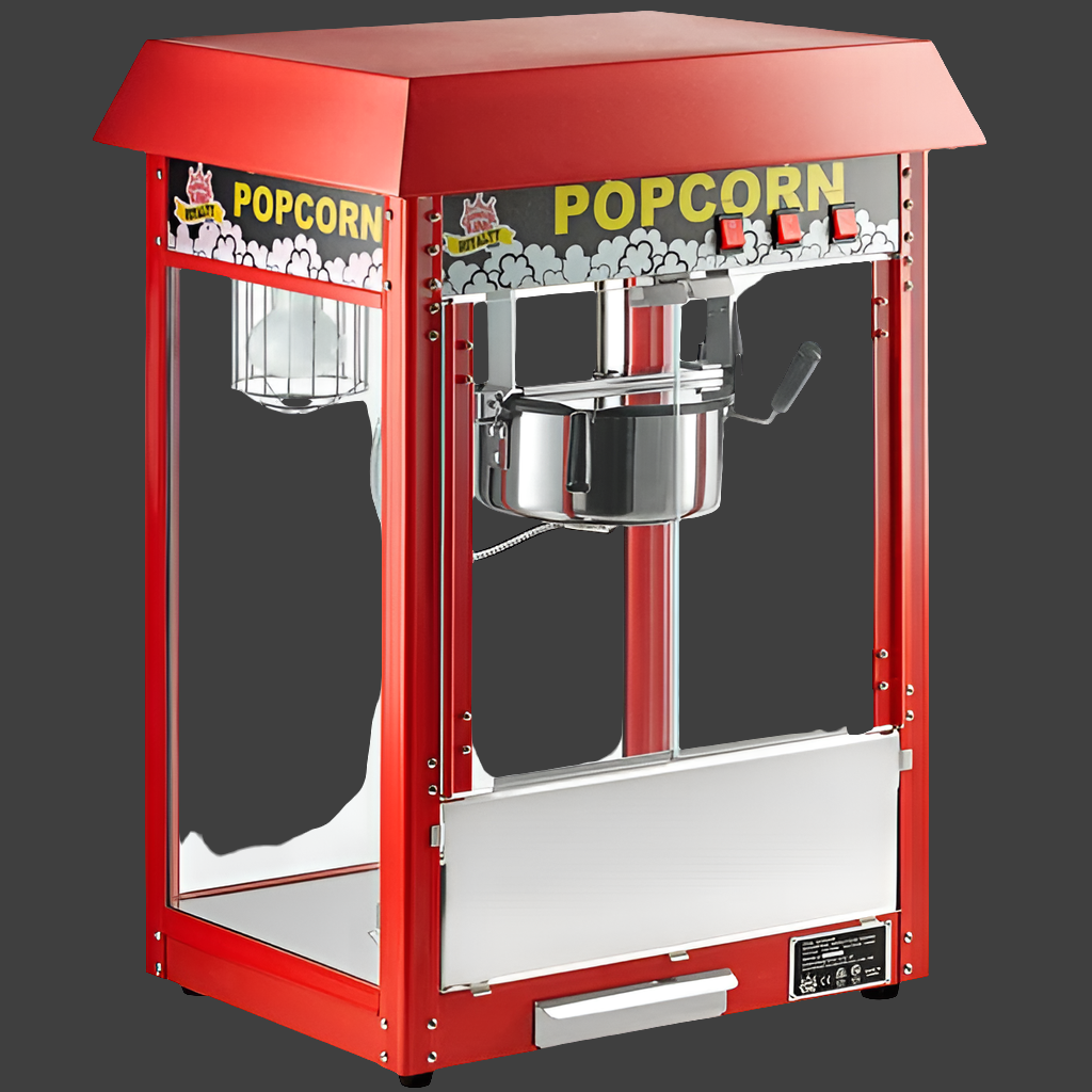 Popcorn Machine Rental for Kids' Parties | Includes Kit for 15 Kids - Joy Rental 413
